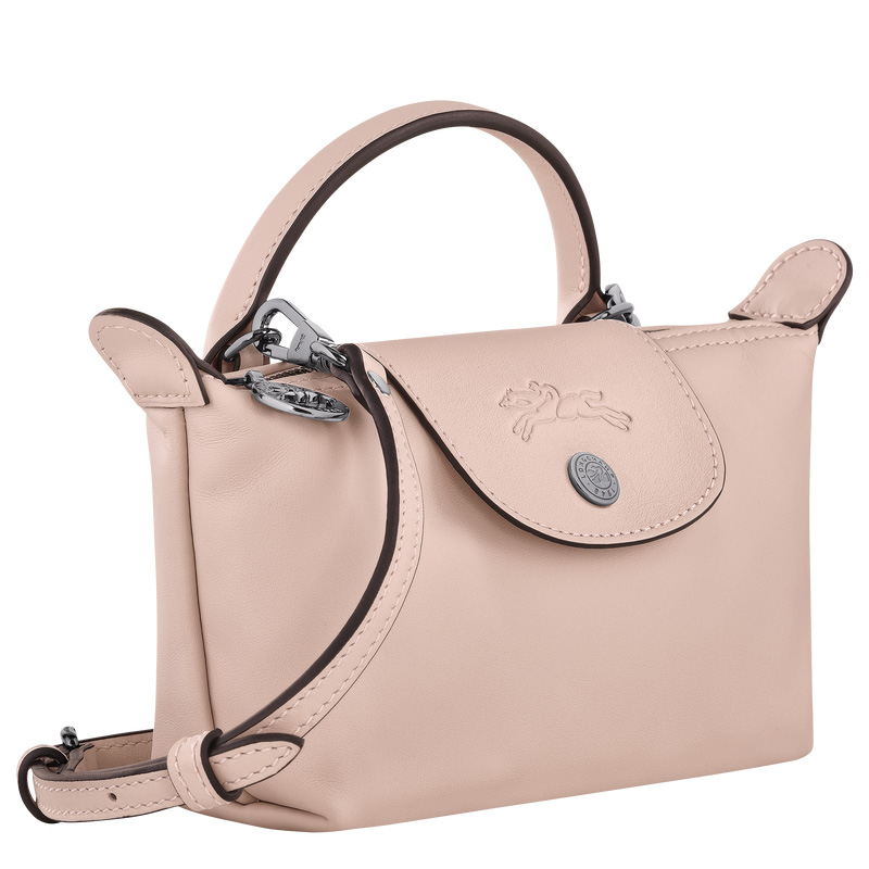 Bolsas Mini Longchamp Le Pliage Xtra XS Pouch Feminino Nude | LC-AEFX6149