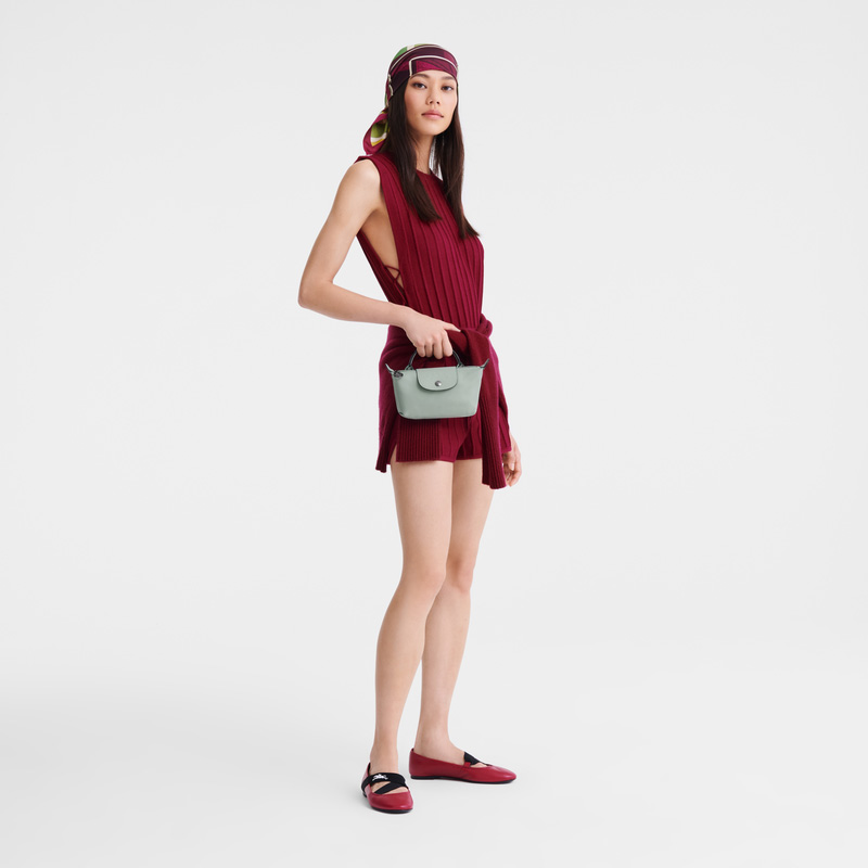 Bolsas Mini Longchamp Le Pliage Xtra XS Pouch Feminino Vervain | LC-GCZY7533