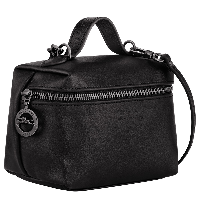 Bolsas Mini Longchamp Le Pliage Xtra XS Vanity Feminino Pretas | LC-ZMPP1183