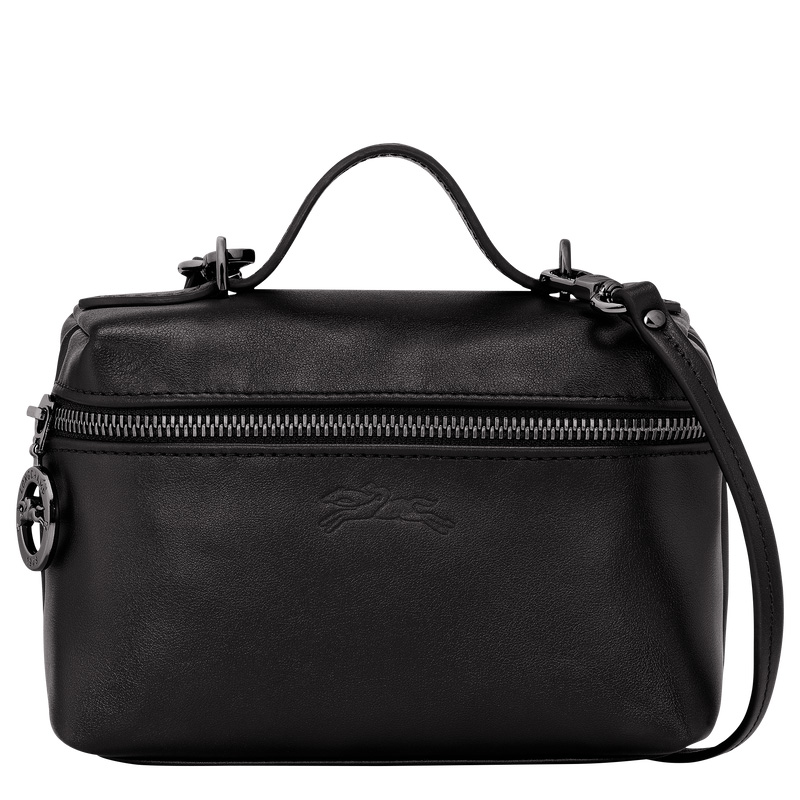 Bolsas Mini Longchamp Le Pliage Xtra XS Vanity Feminino Pretas | LC-ZMPP1183