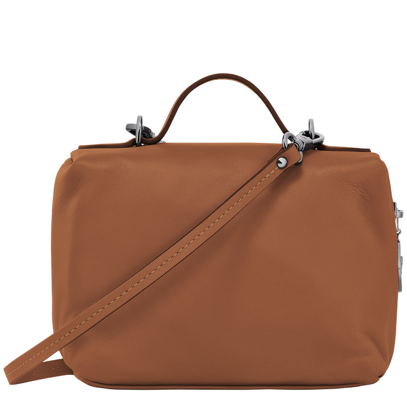 Bolsas Mini Longchamp Le Pliage Xtra XS Vanity Feminino Cognac | LC-LZDU0691