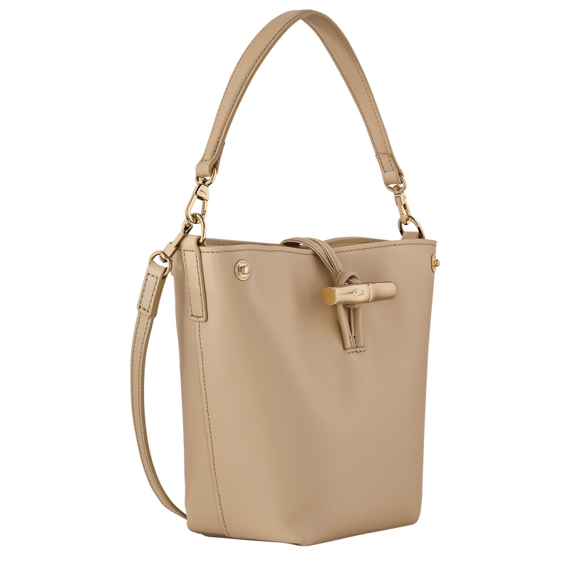 Bolsas Mini Longchamp Le Roseau XS Bucket bag Feminino Root | LC-MZOR0513