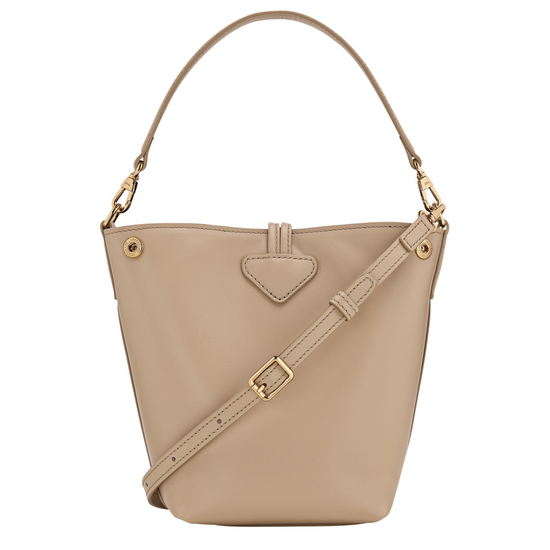 Bolsas Mini Longchamp Le Roseau XS Bucket bag Feminino Root | LC-MZOR0513