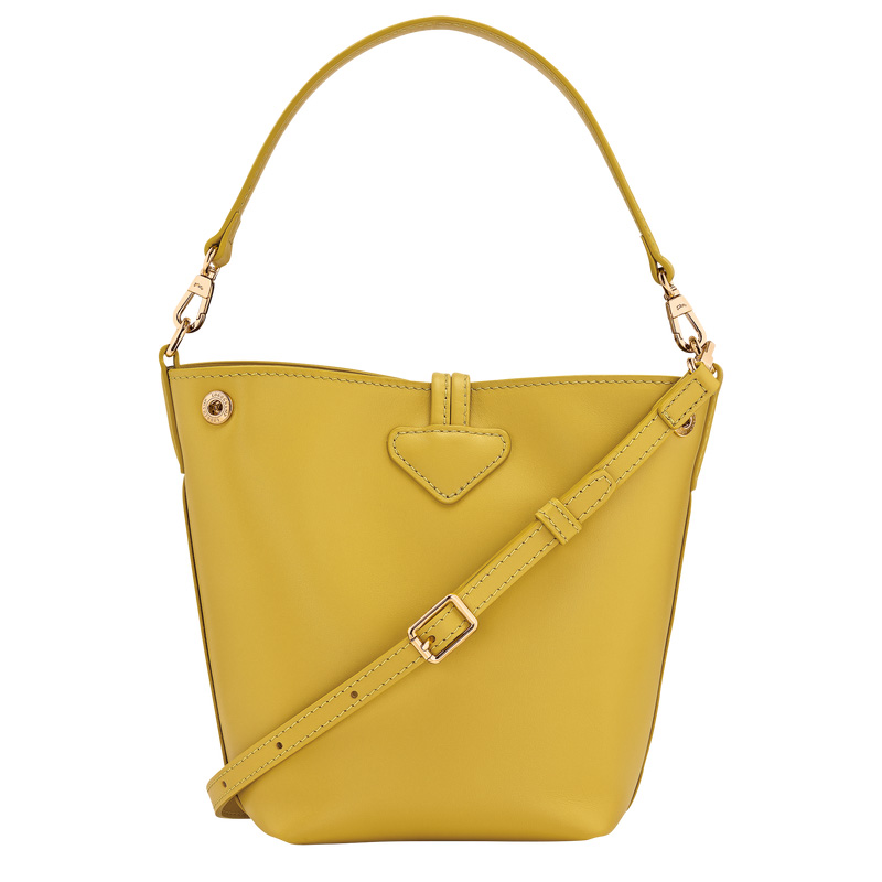 Bolsas Mini Longchamp Le Roseau XS Bucket bag Feminino Ginger | LC-POEI6360