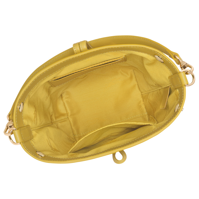 Bolsas Mini Longchamp Le Roseau XS Bucket bag Feminino Ginger | LC-POEI6360