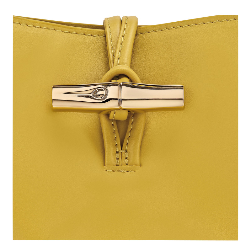 Bolsas Mini Longchamp Le Roseau XS Bucket bag Feminino Ginger | LC-POEI6360
