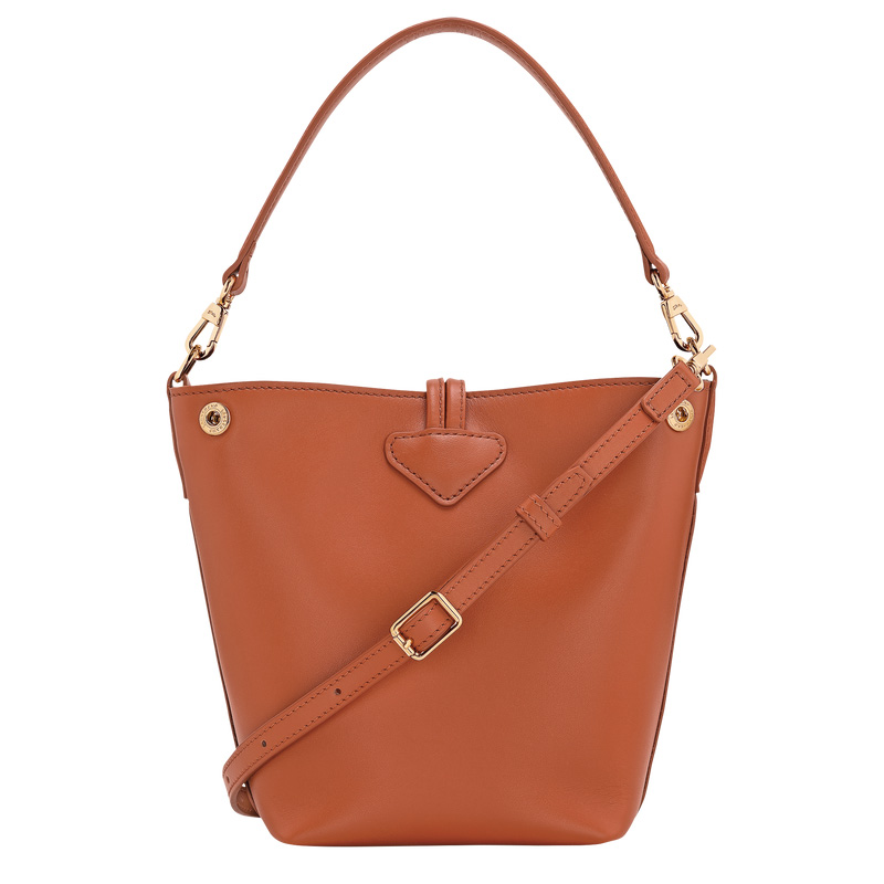 Bolsas Mini Longchamp Le Roseau XS Bucket bag Feminino Bark | LC-JWBZ9447