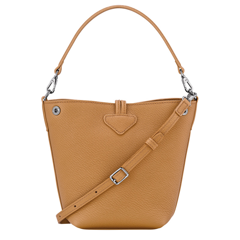 Bolsas Mini Longchamp Le Roseau XS Bucket bag Feminino Walnut | LC-RACV2744