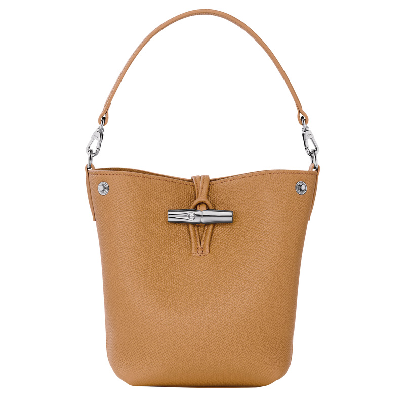 Bolsas Mini Longchamp Le Roseau XS Bucket bag Feminino Walnut | LC-RACV2744