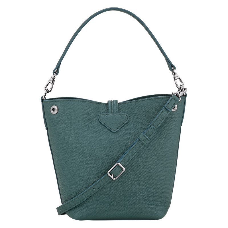 Bolsas Mini Longchamp Le Roseau XS Bucket bag Feminino Cedar | LC-JEYL9762