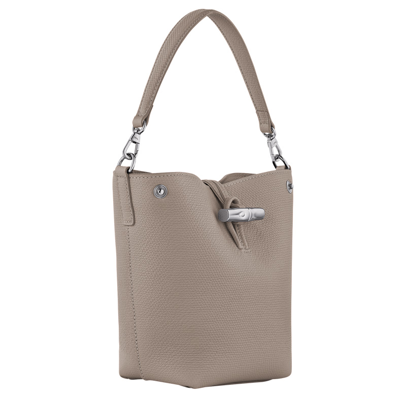 Bolsas Mini Longchamp Le Roseau XS Bucket bag Feminino Clay | LC-ICTK0585