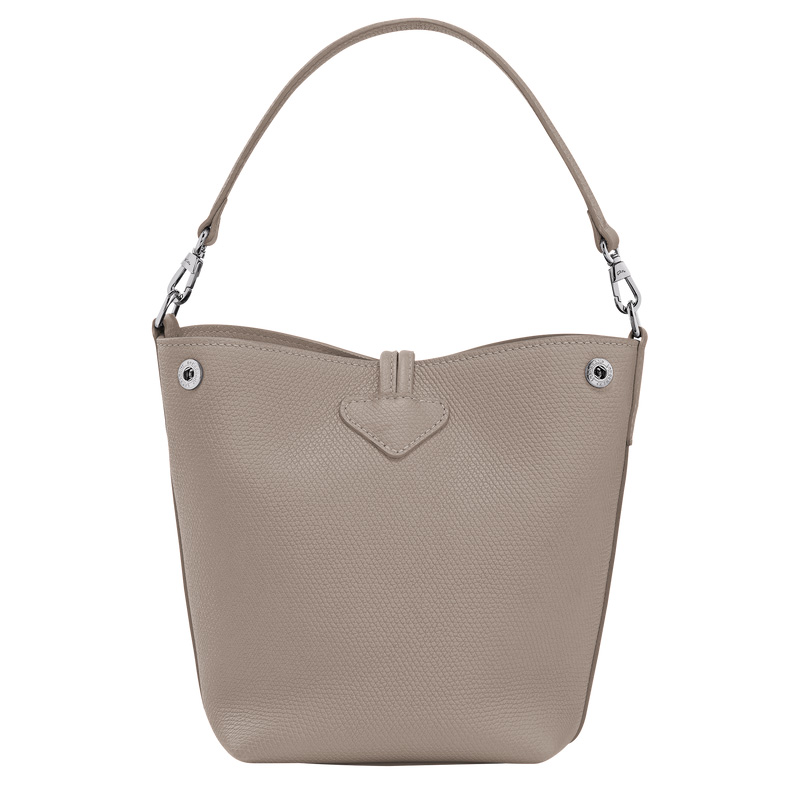 Bolsas Mini Longchamp Le Roseau XS Bucket bag Feminino Clay | LC-ICTK0585