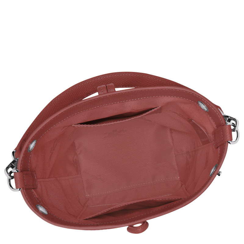 Bolsas Mini Longchamp Le Roseau XS Bucket bag Feminino Chestnut | LC-XQIS5032
