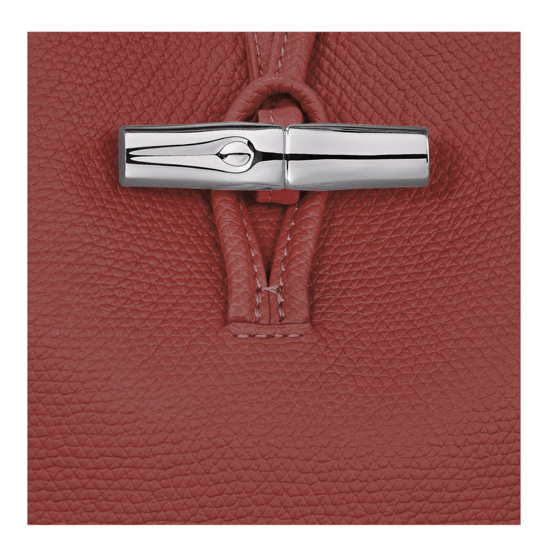Bolsas Mini Longchamp Le Roseau XS Bucket bag Feminino Chestnut | LC-XQIS5032