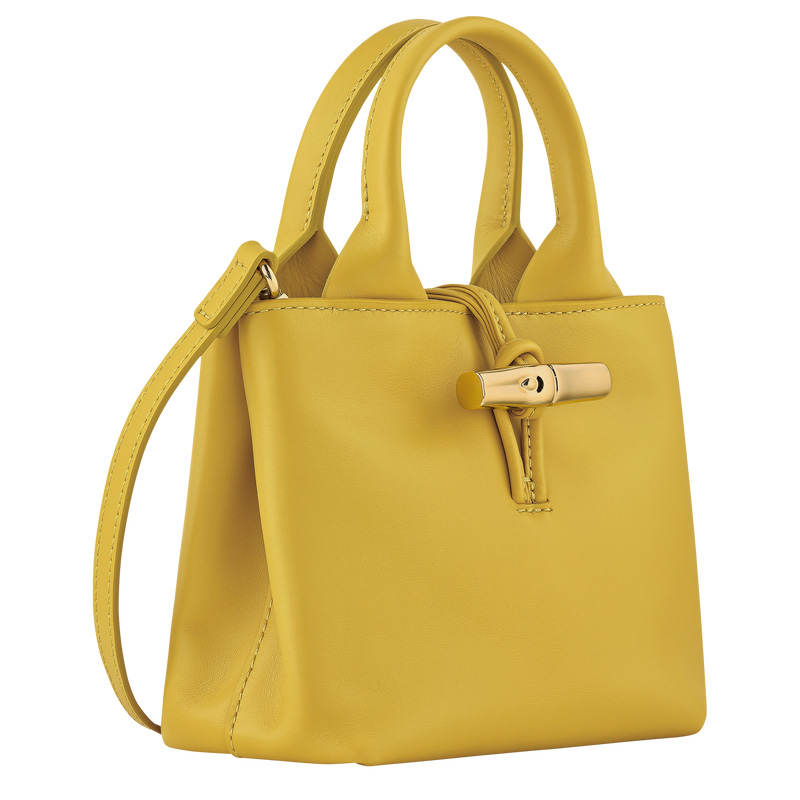 Bolsas Mini Longchamp Le Roseau XS Handbag Feminino Ginger | LC-HAUF3210