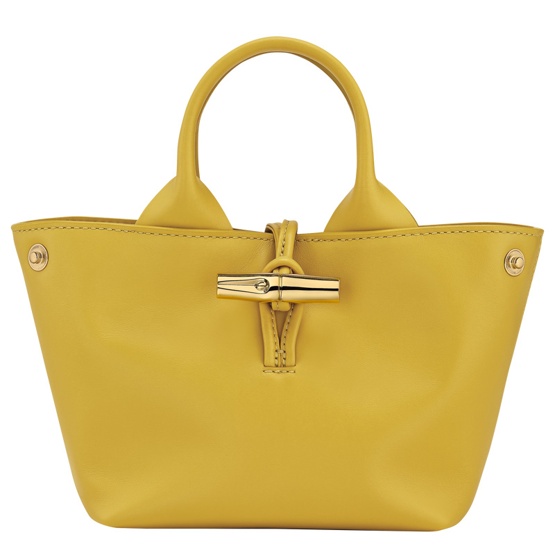 Bolsas Mini Longchamp Le Roseau XS Handbag Feminino Ginger | LC-HAUF3210