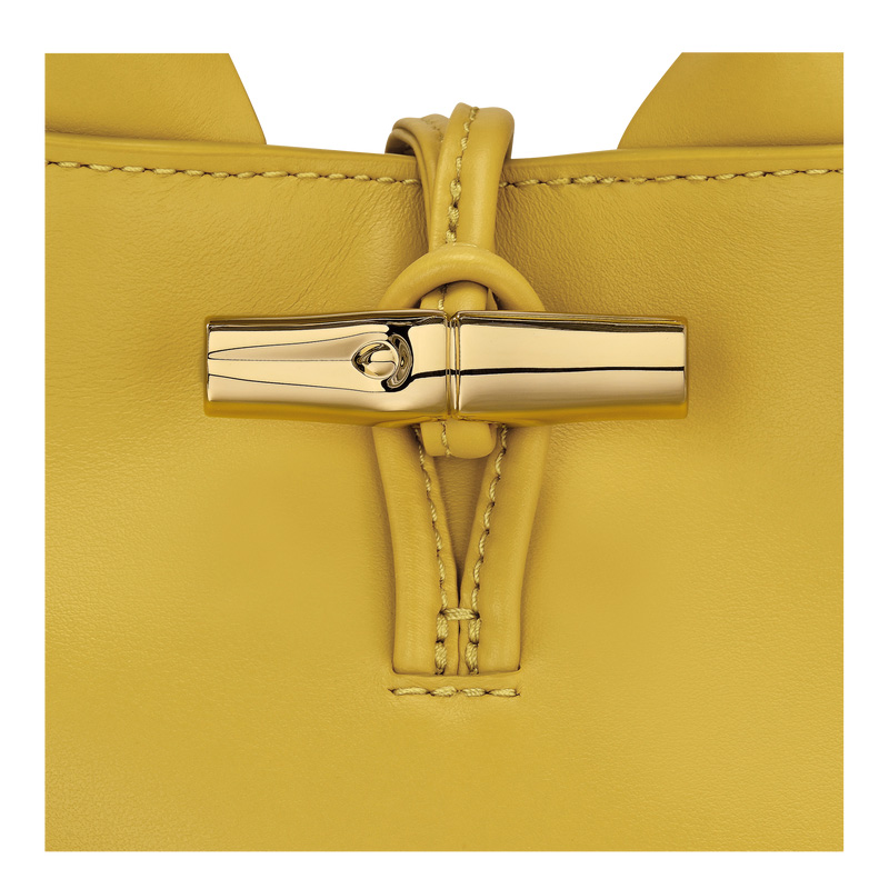 Bolsas Mini Longchamp Le Roseau XS Handbag Feminino Ginger | LC-HAUF3210