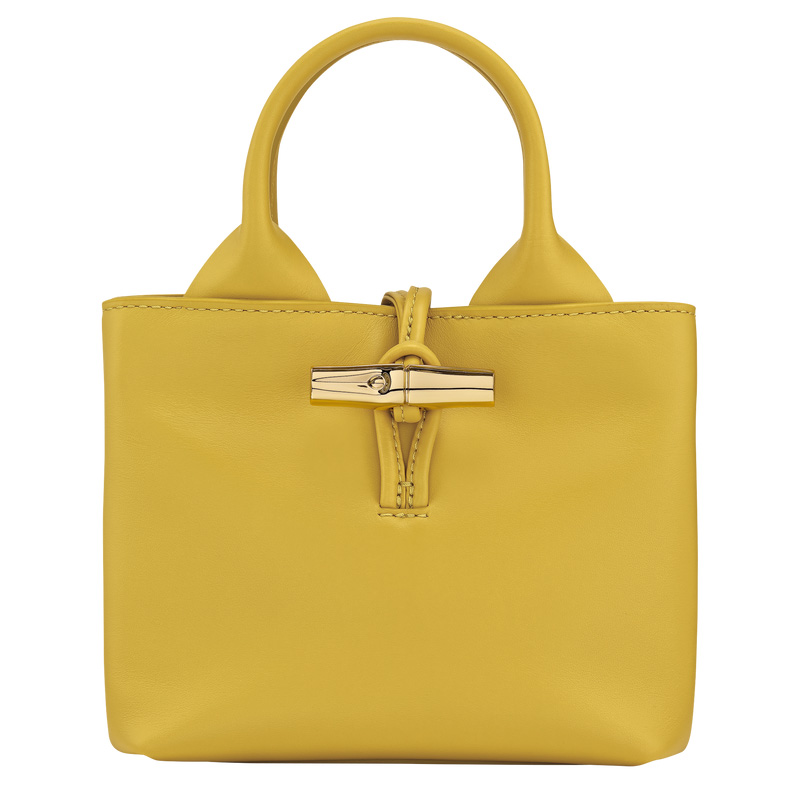Bolsas Mini Longchamp Le Roseau XS Handbag Feminino Ginger | LC-HAUF3210