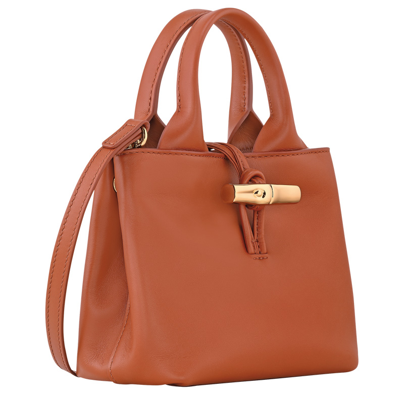 Bolsas Mini Longchamp Le Roseau XS Handbag Feminino Bark | LC-AGIK6759