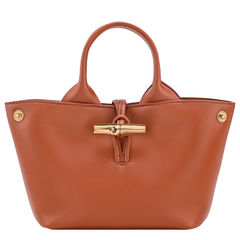 Bolsas Mini Longchamp Le Roseau XS Handbag Feminino Bark | LC-AGIK6759