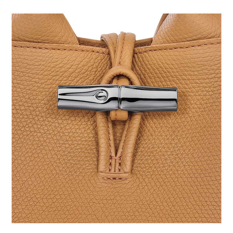 Bolsas Mini Longchamp Le Roseau XS Handbag Feminino Walnut | LC-TGDT8617