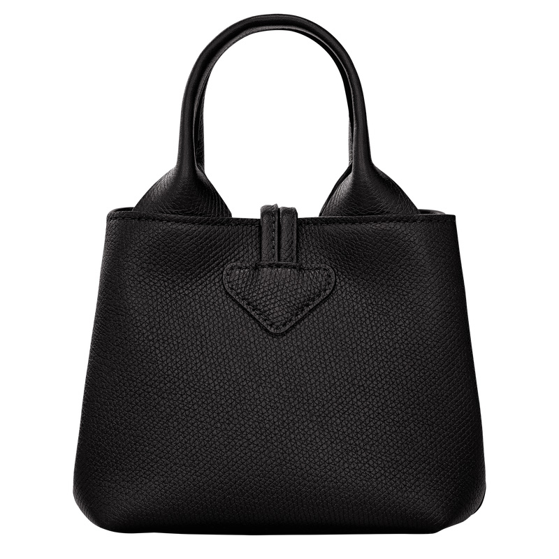 Bolsas Mini Longchamp Le Roseau XS Handbag Feminino Pretas | LC-RRIY0150