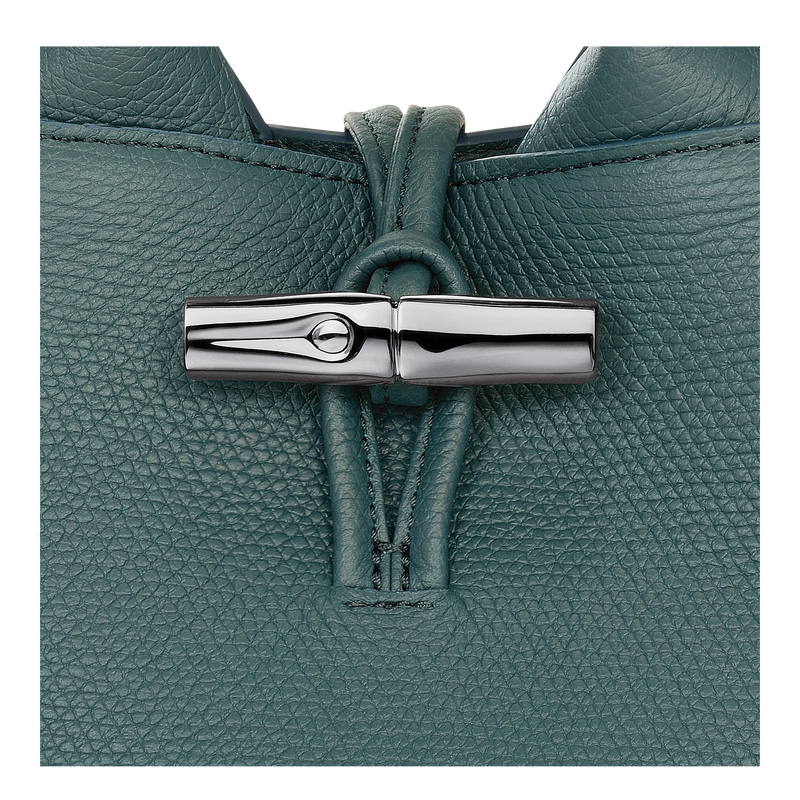 Bolsas Mini Longchamp Le Roseau XS Handbag Feminino Cedar | LC-PBNT1893