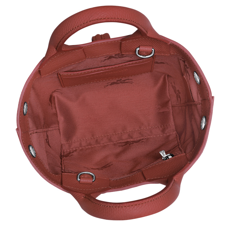 Bolsas Mini Longchamp Le Roseau XS Handbag Feminino Chestnut | LC-KITJ4381