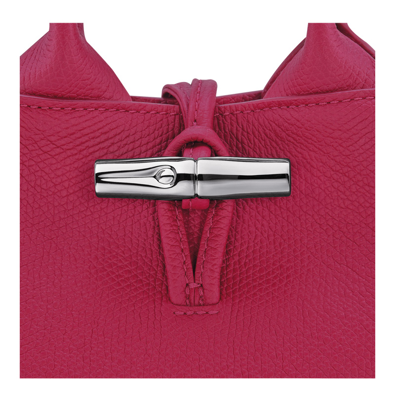 Bolsas Mini Longchamp Le Roseau XS Handbag Feminino Beetroot | LC-IGDX7168