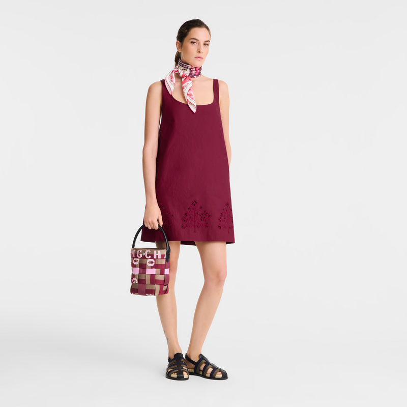Bolsas Mini Longchamp Re-Play XS Bucket bag Feminino Artichoke/Beetroot | LC-PAXT4034