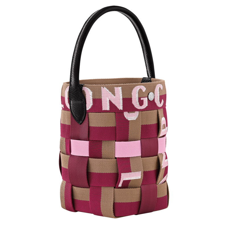 Bolsas Mini Longchamp Re-Play XS Bucket bag Feminino Artichoke/Beetroot | LC-PAXT4034