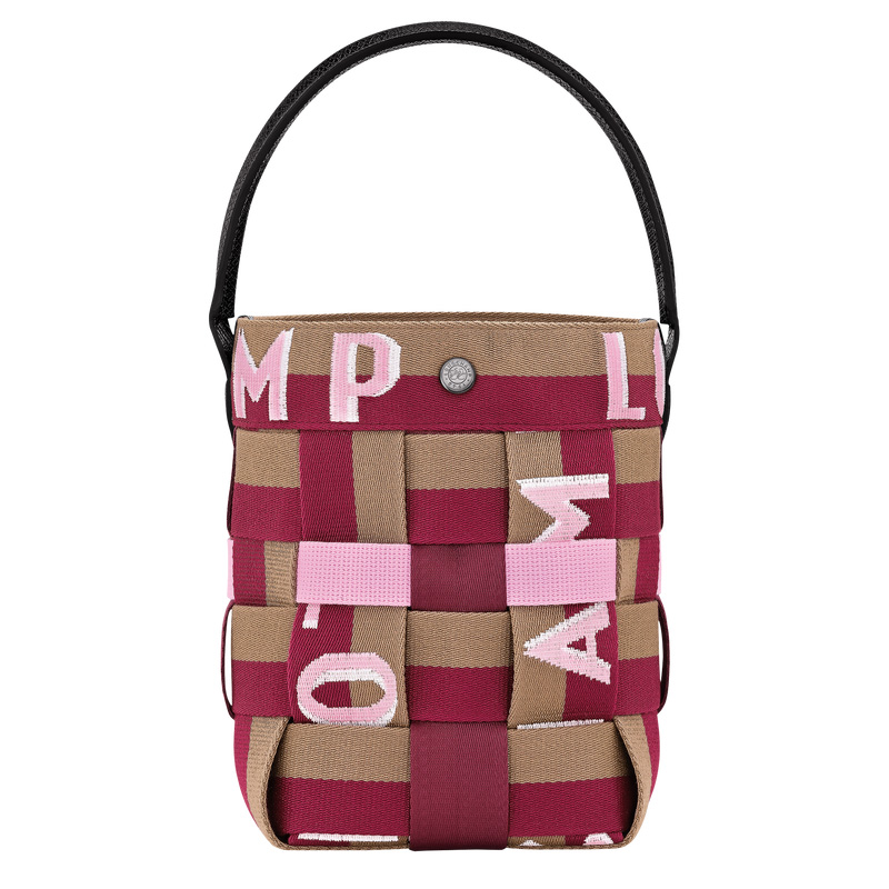Bolsas Mini Longchamp Re-Play XS Bucket bag Feminino Artichoke/Beetroot | LC-PAXT4034