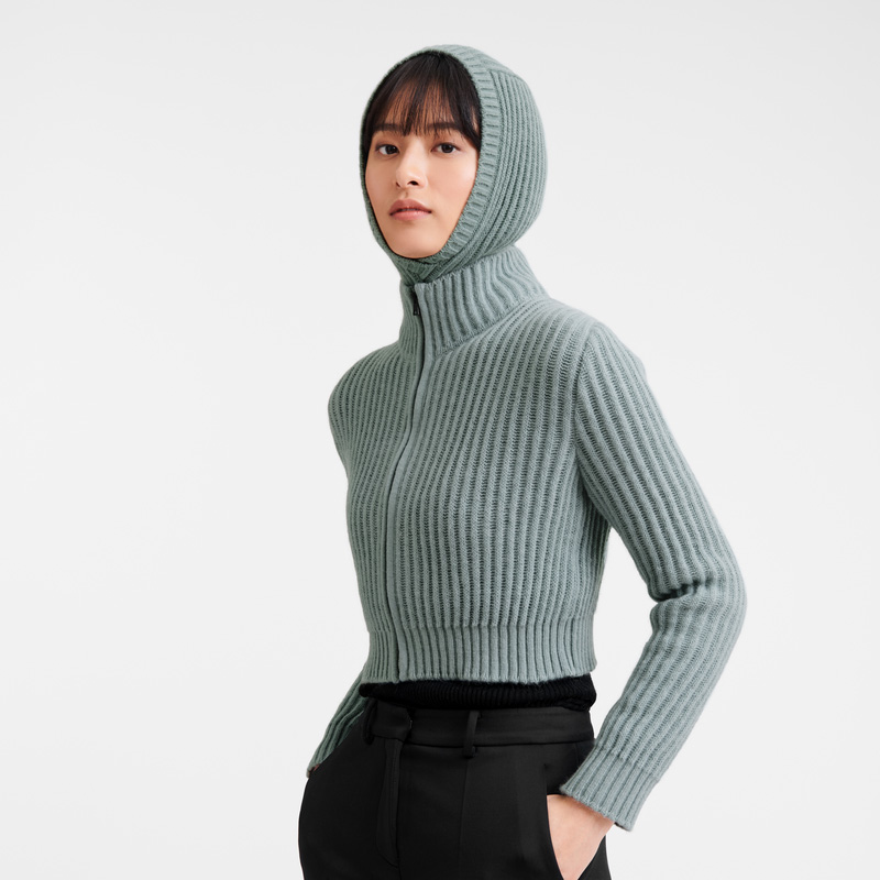 Boné Longchamp Balaclava Feminino Celadon | LC-TCGB6141