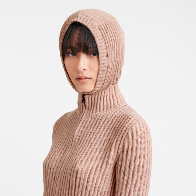 Boné Longchamp Balaclava Feminino Nude | LC-MMEL0017