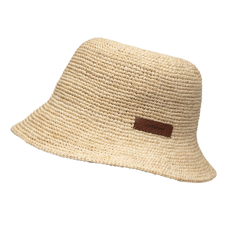 Boné Longchamp Bucket hat Feminino Natural | LC-LUGE6170