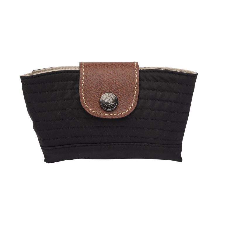 Boné Longchamp Reversible bucket hat Feminino Black/Mahogany | LC-PFOW2213