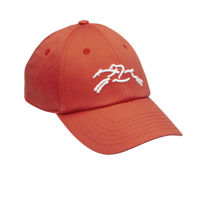 Boné Longchamp Solid cap Feminino Tomato | LC-XGSZ2303