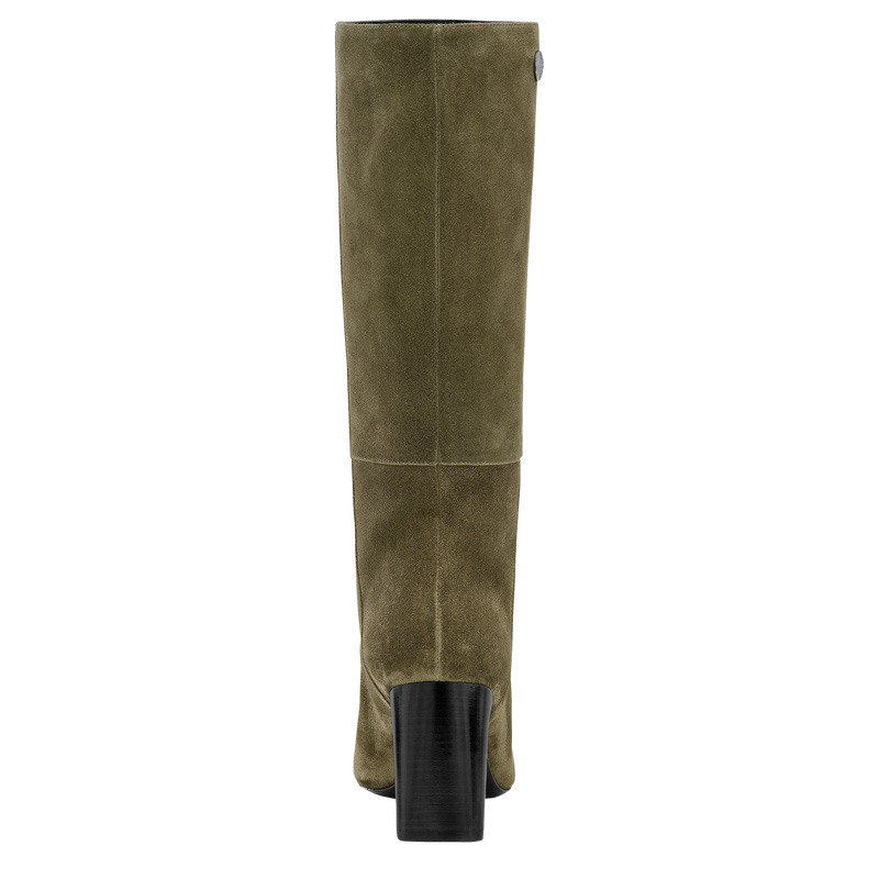 Botas Longchamp Allure Heel boots Feminino Caqui | LC-NZAA3717