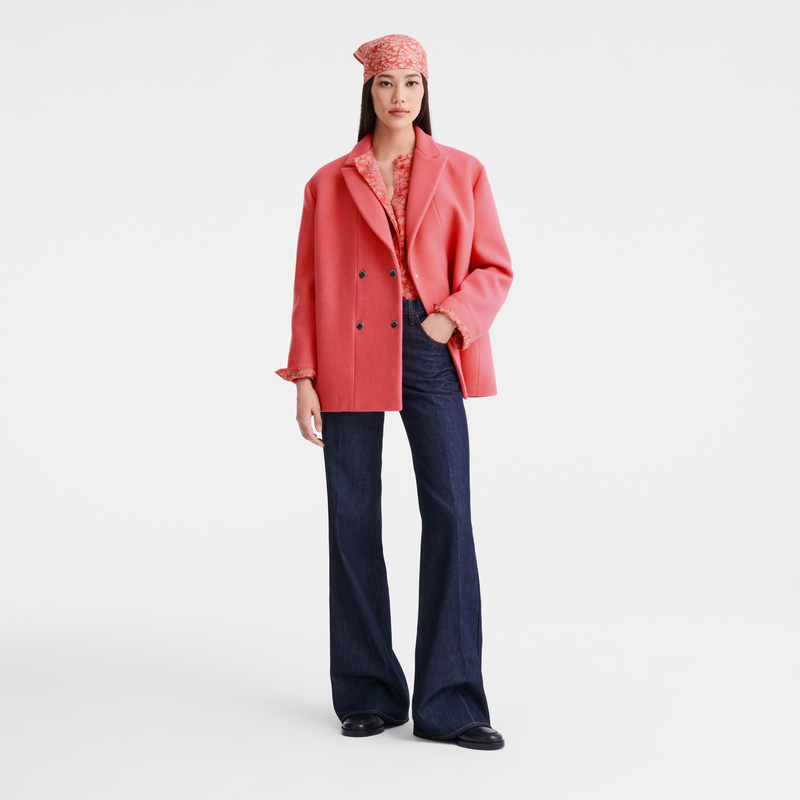 Calças Longchamp Jeans Feminino Azuis | LC-SVLL2868