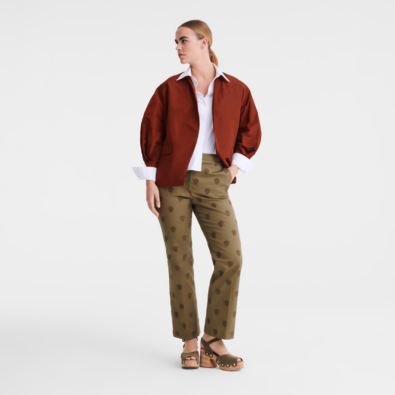 Calças Longchamp Trousers Feminino Artichoke | LC-IBYM6268