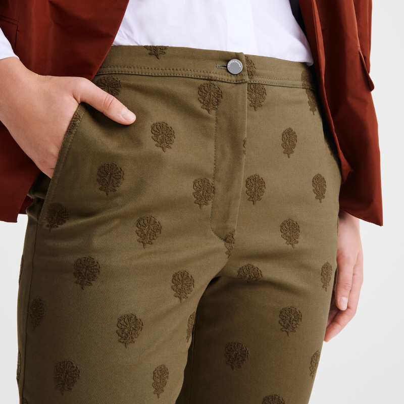 Calças Longchamp Trousers Feminino Artichoke | LC-IBYM6268