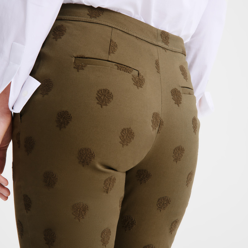 Calças Longchamp Trousers Feminino Artichoke | LC-IBYM6268