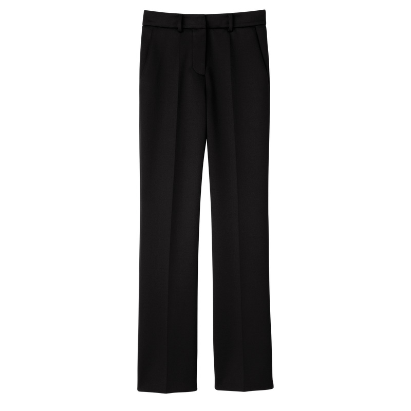 Calças Longchamp Trousers Feminino Pretas | LC-TFHG0414