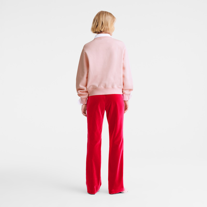Calças Longchamp Trousers Feminino Rosa | LC-TKYV9554