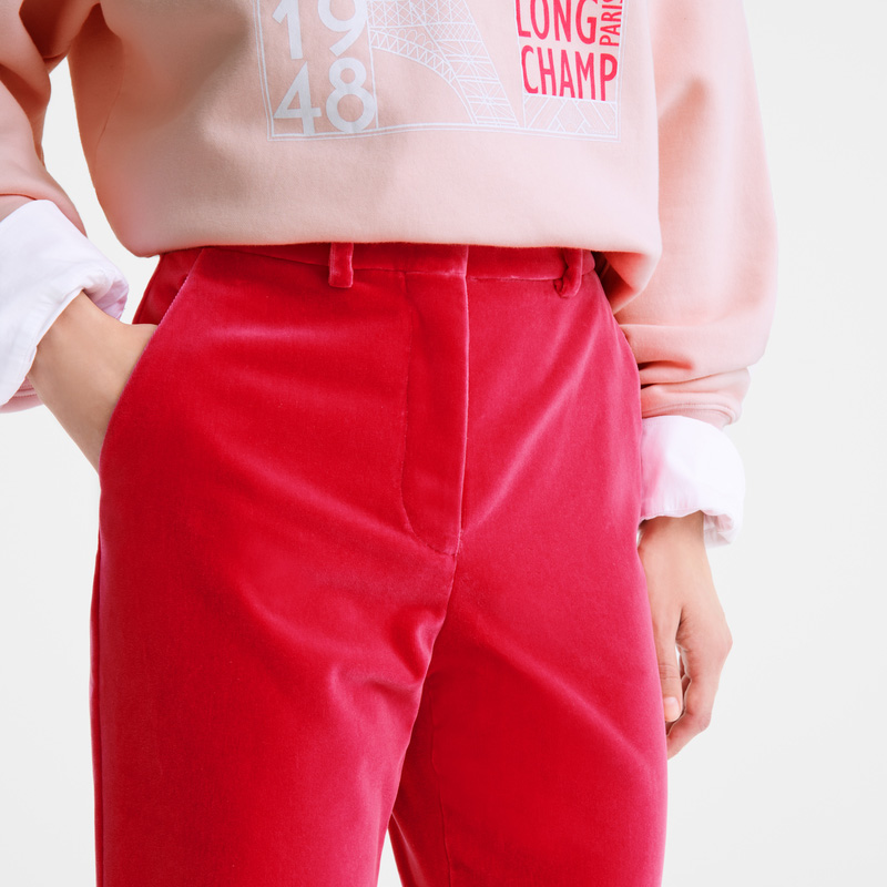 Calças Longchamp Trousers Feminino Rosa | LC-TKYV9554
