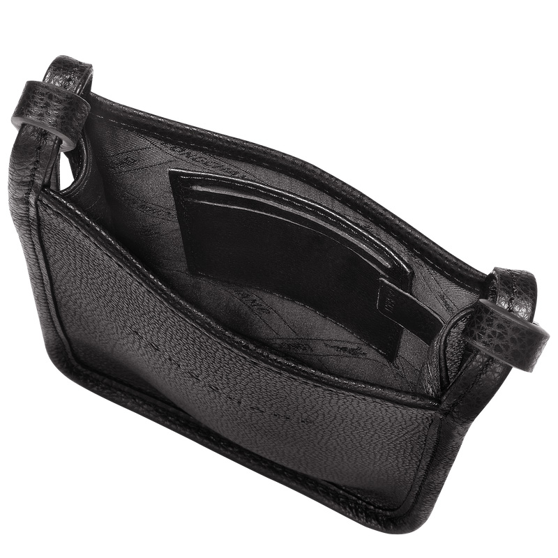 Capa Longchamp Le Foulonné Phone case Feminino Pretas | LC-ZQLH2518