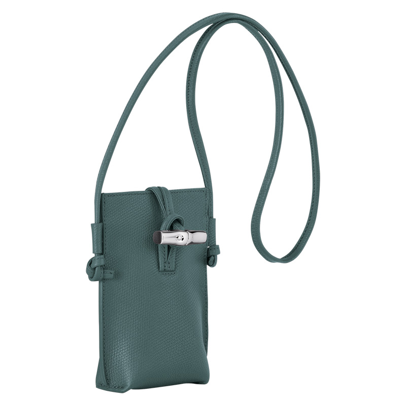Capa Longchamp Le Roseau Phone case Feminino Cedar | LC-FBAG9122