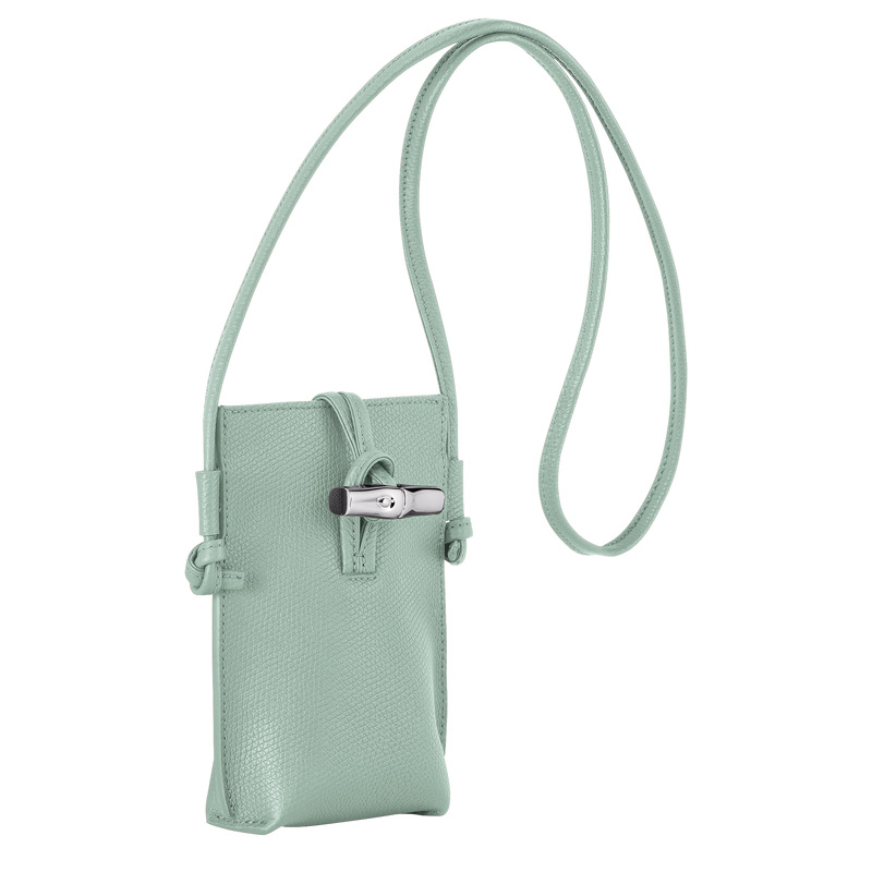 Capa Longchamp Le Roseau Phone case Feminino Celadon | LC-KJPT1036