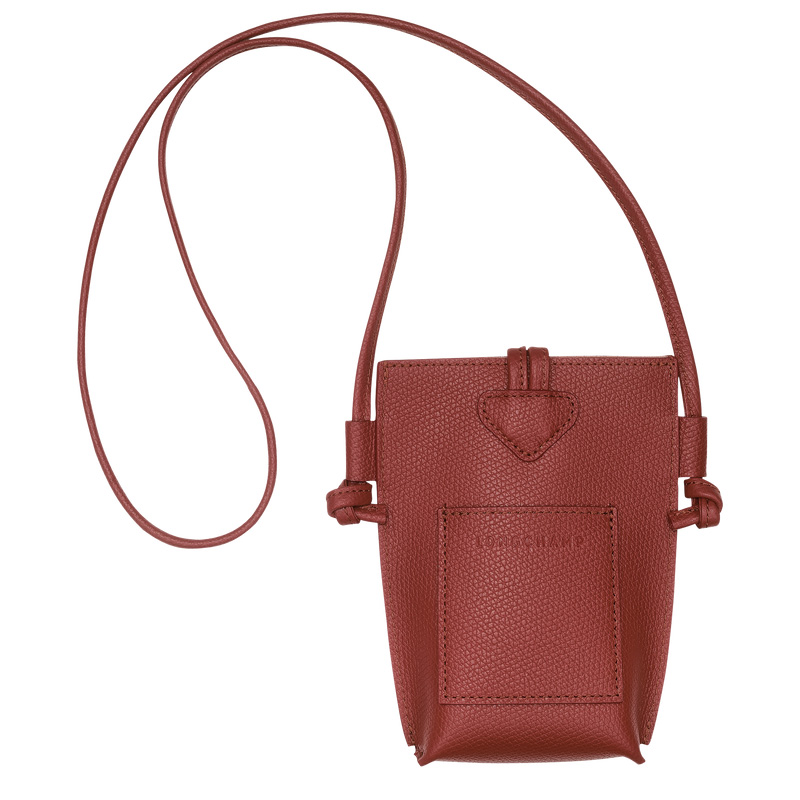 Capa Longchamp Le Roseau Phone case Feminino Chestnut | LC-XHNX9042