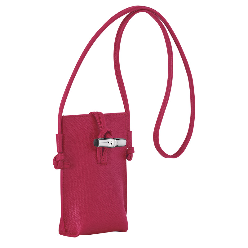 Capa Longchamp Le Roseau Phone case Feminino Beetroot | LC-MSIU3037